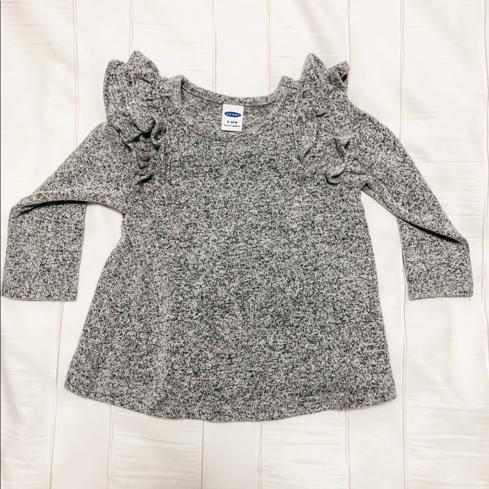 Old Navy Ruffle Sleeve Sweater